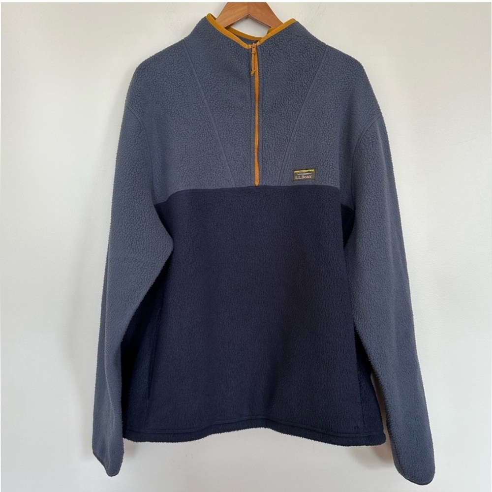 LL BEAN men’s XXL quarter zip